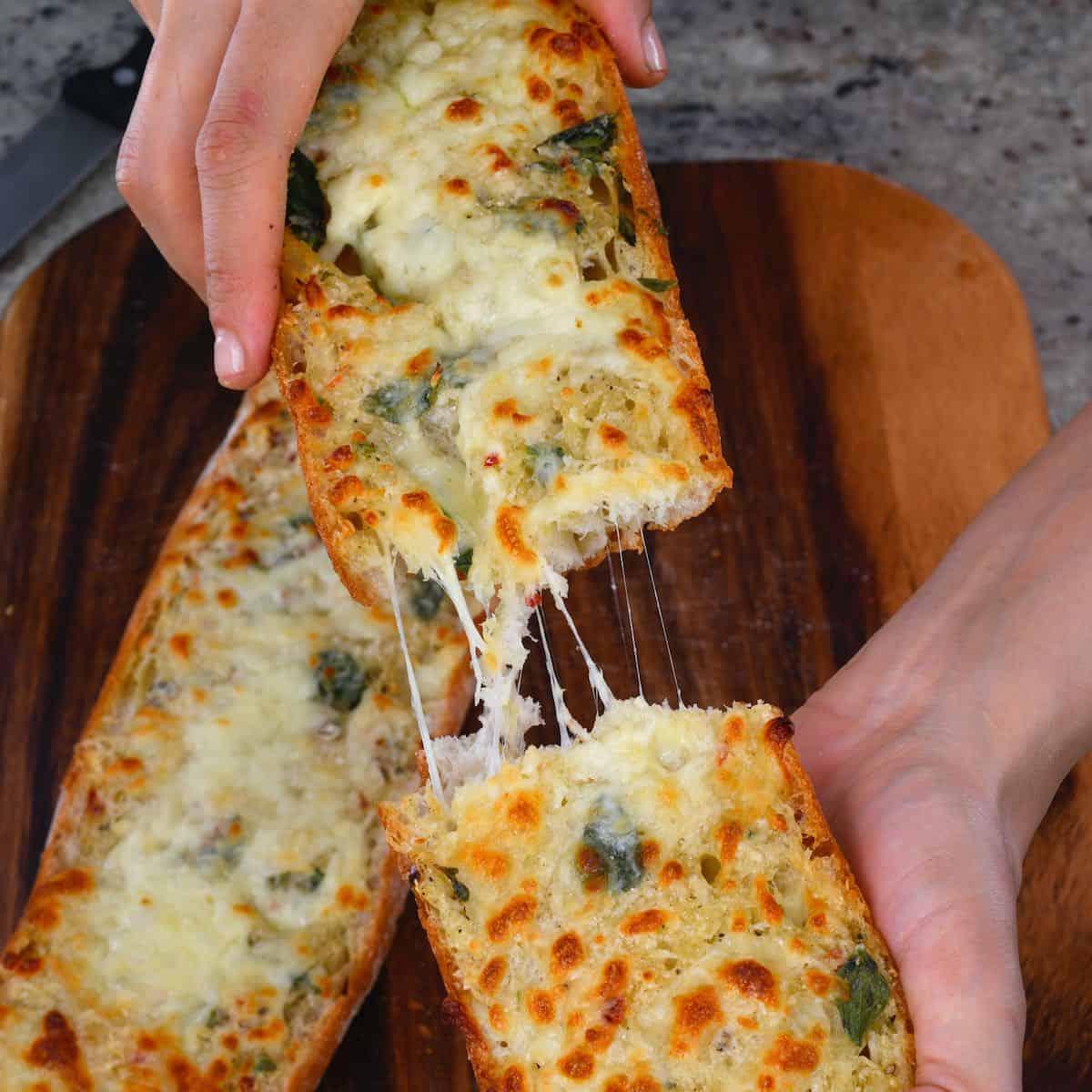 Easy Vegan Cheesy Garlic Bread Recipe: Ciabatta & More